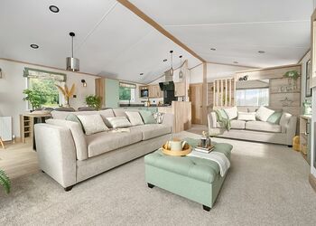 Beach front Luxury Lodge 2 - Sunbeach Holiday Park, LLwyngwril, Gwynedd