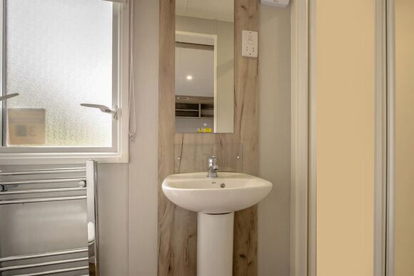 Silver Caravan with parking - Sundrum Castle, Ayr, Ayrshire and Arran