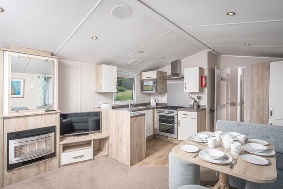 3 Bed Silver Caravan - Sandaway Beach Holiday Park, Combe Martin