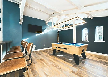The pool room