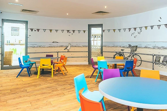 The kids’ area