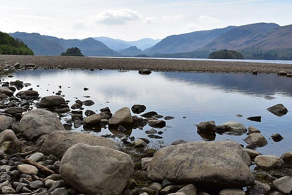 Famous lake, Derwent water, less than 17 miles away