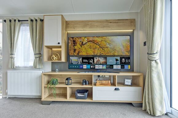 Premium Bluebell Caravan with Decking (Sleeps 4) - Thurston Manor, Dunbar, East Lothian