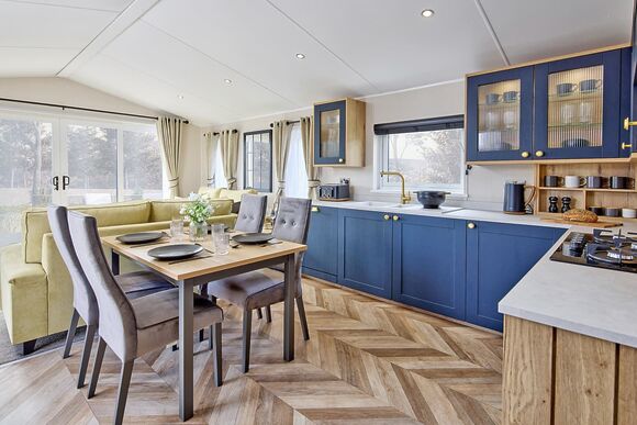 Premium Bluebell Caravan with Decking (Sleeps 4) - Thurston Manor, Dunbar, East Lothian