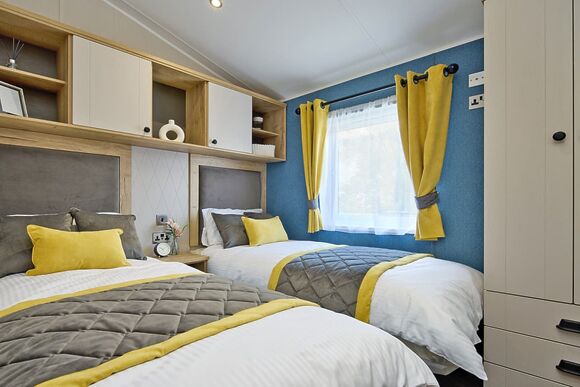 Premium Bluebell Caravan with Decking (Sleeps 4) - Thurston Manor, Dunbar, East Lothian