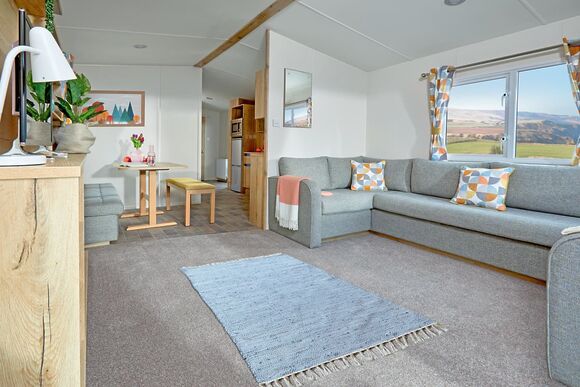 Essential Clover Caravan with Decking (Sleeps 4) - Thurston Manor, Dunbar, East Lothian