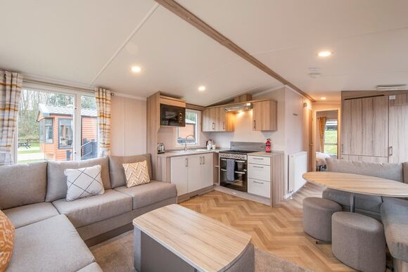 Essential Glade Caravan  Decking (Sleeps 4, Pet) - Thurston Manor, Dunbar, East Lothian