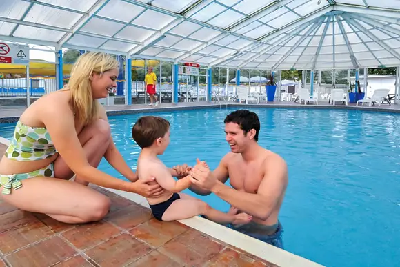 Indoor heated swimming pool
