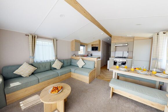 Gold+ 3 Caravan Pet Friendly - Trevella Holiday Park, Crantock, Newquay