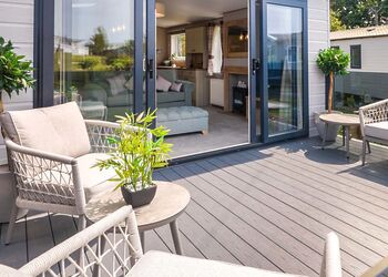 Hideaway Club 3 Bed &ndash; Alfresco Grill & Chill - Trelay Hideaway Holiday Park, Pelynt, near Looe and Polperro