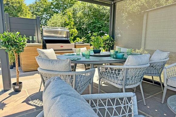 Hideaway Club 2 bed &ndash; Alfresco Grill & Chill - Trelay Hideaway Holiday Park, Pelynt, near Looe and Polperro