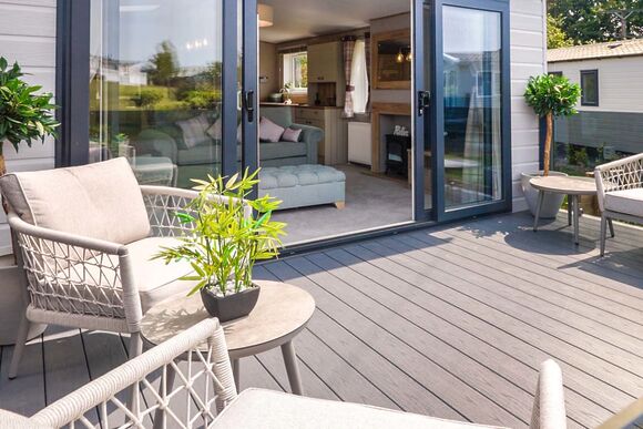 Hideaway Club 3 Bed &ndash; Alfresco Grill & Chill - Trelay Hideaway Holiday Park, Pelynt, near Looe and Polperro