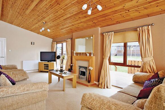 Typical Riverside 3 Bed Lodge 