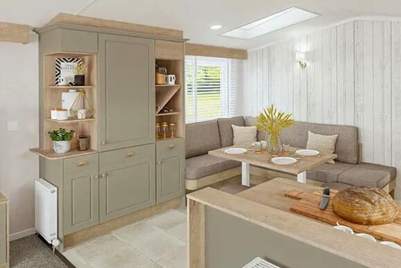 Olive Caravan - Viewfield Manor Holiday Park, Kilwinning,