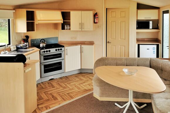 Silver Plus 2 Bed (Pet) - The Village Holiday Park, Cross Inn, Nr New Quay