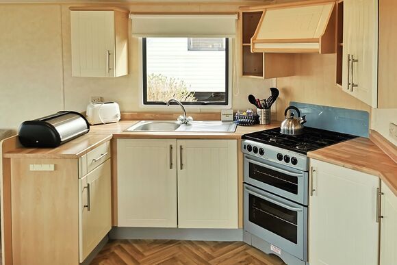 Silver Plus 2 Bed (Pet) - The Village Holiday Park, Cross Inn, Nr New Quay