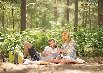 The park setting<br />