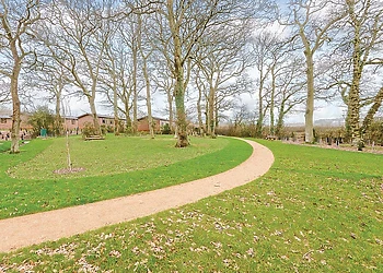 The park setting<br />