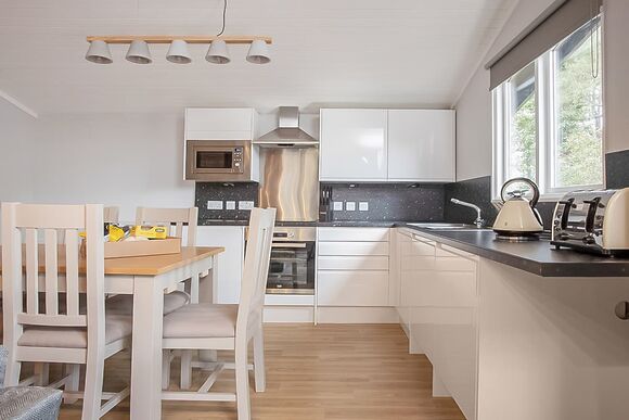 Deluxe 2 Lodge with parking, ensuite & decking, Deluxe 2 Lodge with parking, ensuite & decking P - Warmwell, Near Weymouth