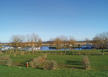 The park setting<br />