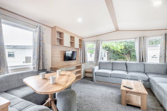 Gold Caravan 8 with parking P, Gold 2 Caravan slps 6 parking, decking, Gold Caravan with parking - Wemyss Bay, Wemyss Bay, Renfrewshire