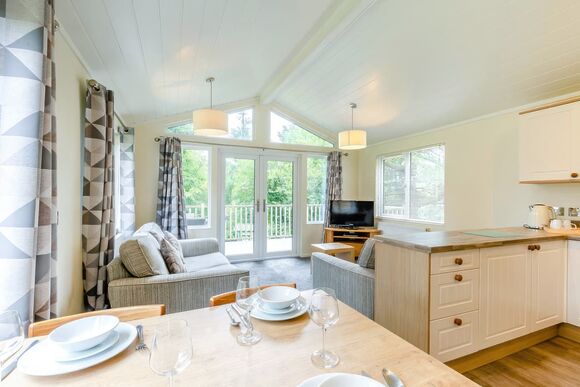 Superior Lodge with parking, ensuite, decking & sea view - Wemyss Bay, Wemyss Bay, Renfrewshire