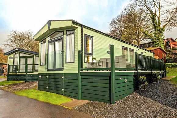 Gold Caravan with parking, decking & sea view - Wemyss Bay, Wemyss Bay, Renfrewshire