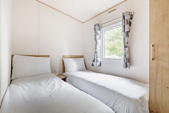 Gold 3 Bedroom Caravan, Sleeps 8. With decking. P - West Bay, Bridport