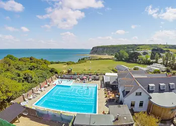 Outdoor heated pool<br />