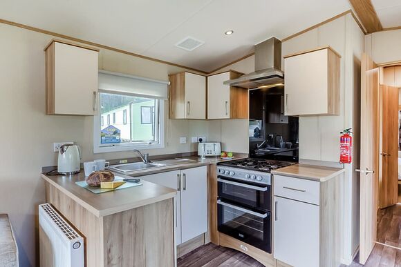 Bronze Caravan with decking - White Acres, Newquay