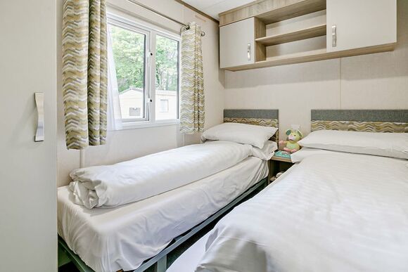Gold Premium Caravan 8 with decking P, Gold Premium Caravan with decking - White Acres, Newquay