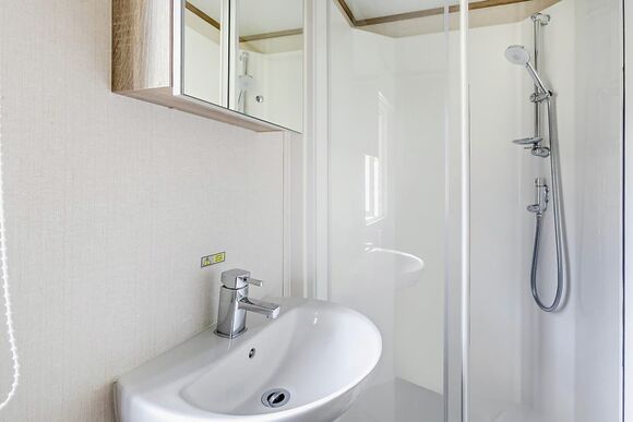 Gold Premium Caravan with decking, Gold Premium Caravan 8 with decking P - White Acres, Newquay