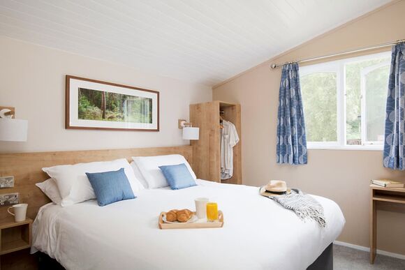 Superior 3 Lodge with decking, Superior Lodge 8 with decking P - White Acres, Newquay