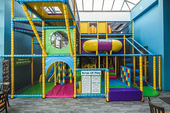 Indoor children’s play area at sister park – Golden Gate Holiday Centre 