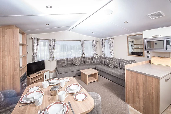 2 Bed Silver Caravan 