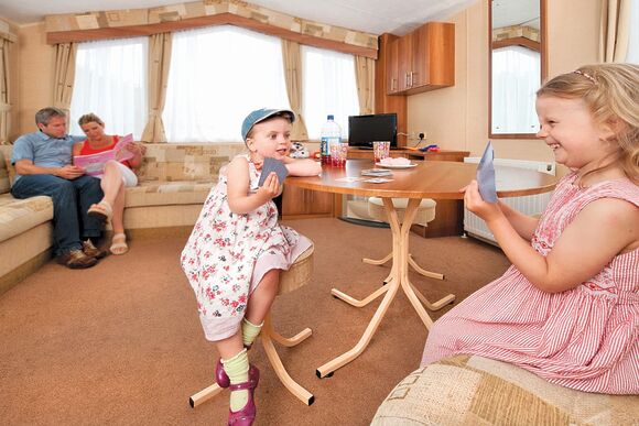 WB 2 Bed Gold Caravan