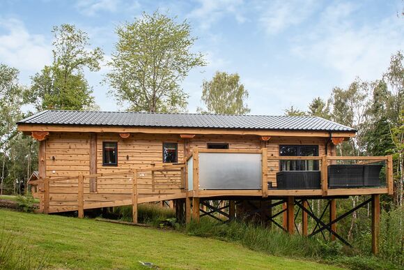 Snowdrop Treehouse - Woodland Park Lodges, Ellesmere