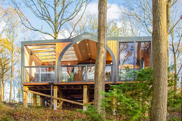Honeysuckle Treehouse - Woodland Park Lodges, Ellesmere