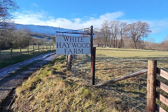 White Haywood Farmhouse & Barn
